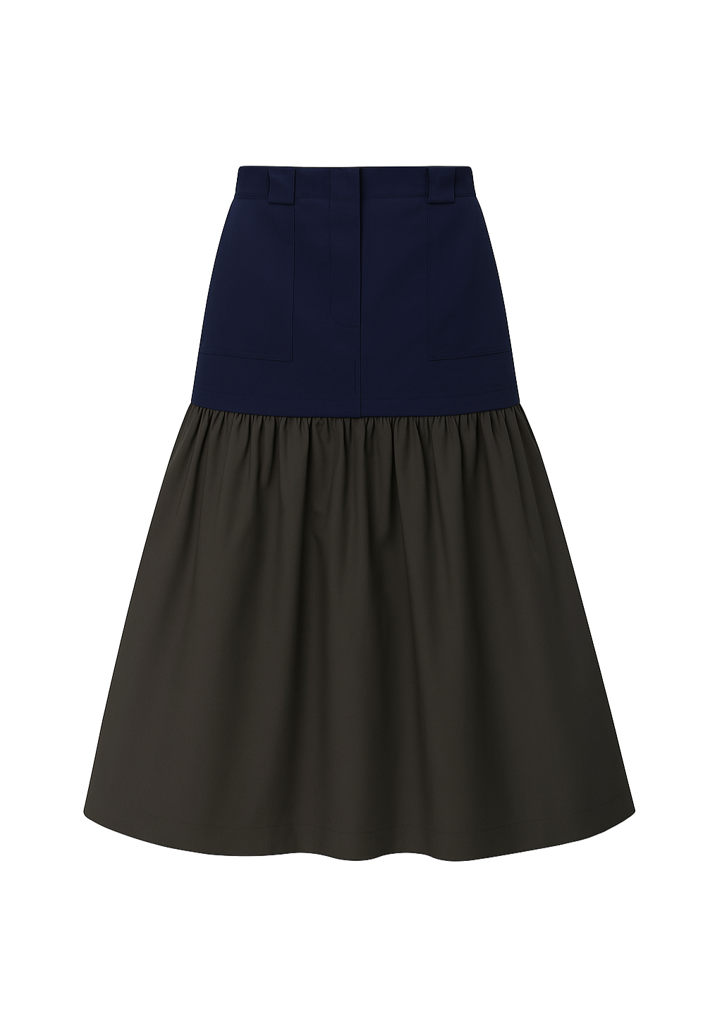 THE SJP SKIRT IN BLUE AND GREEN - Goreea Designs