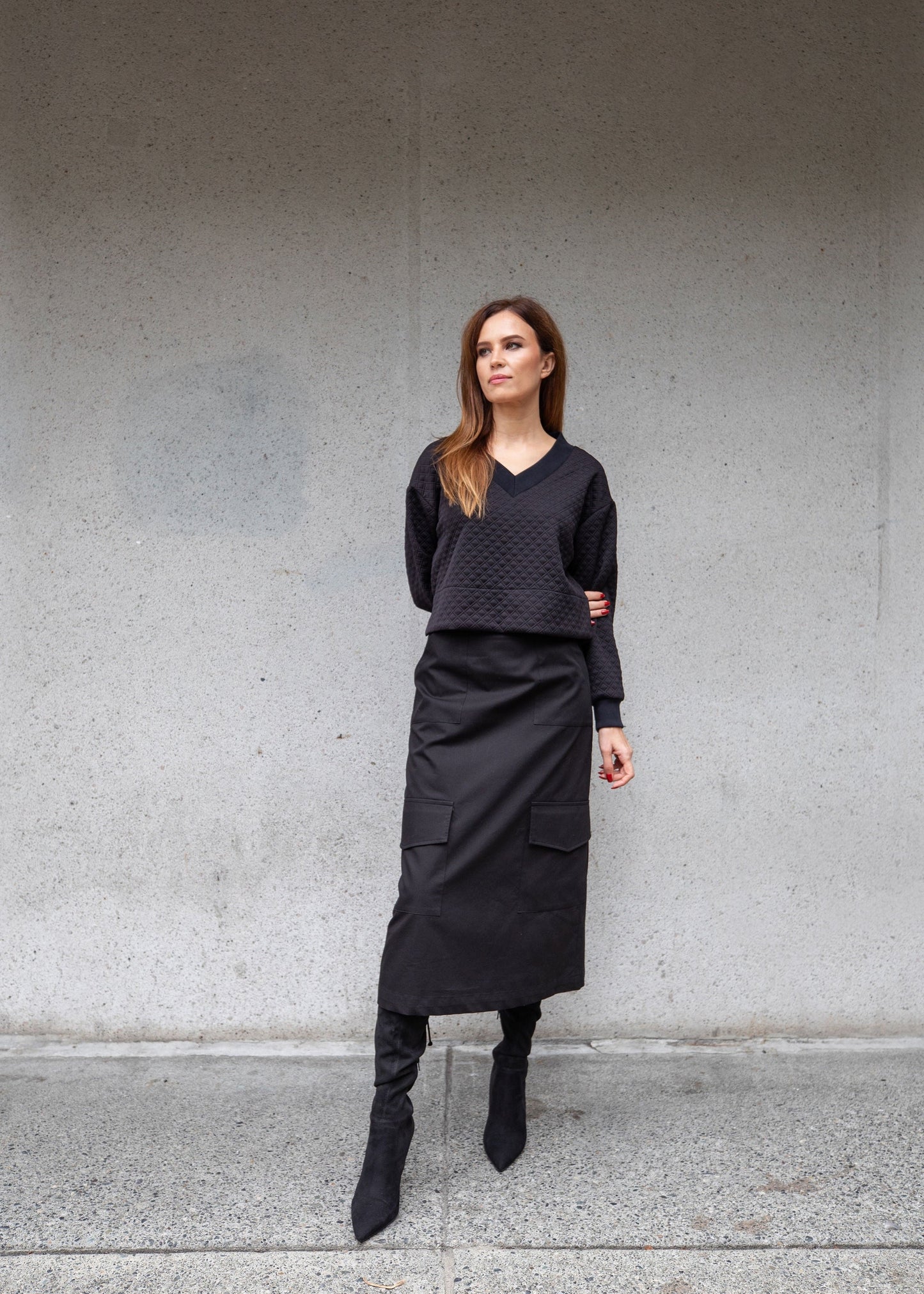 THE ANDRA SKIRT IN BLACK
