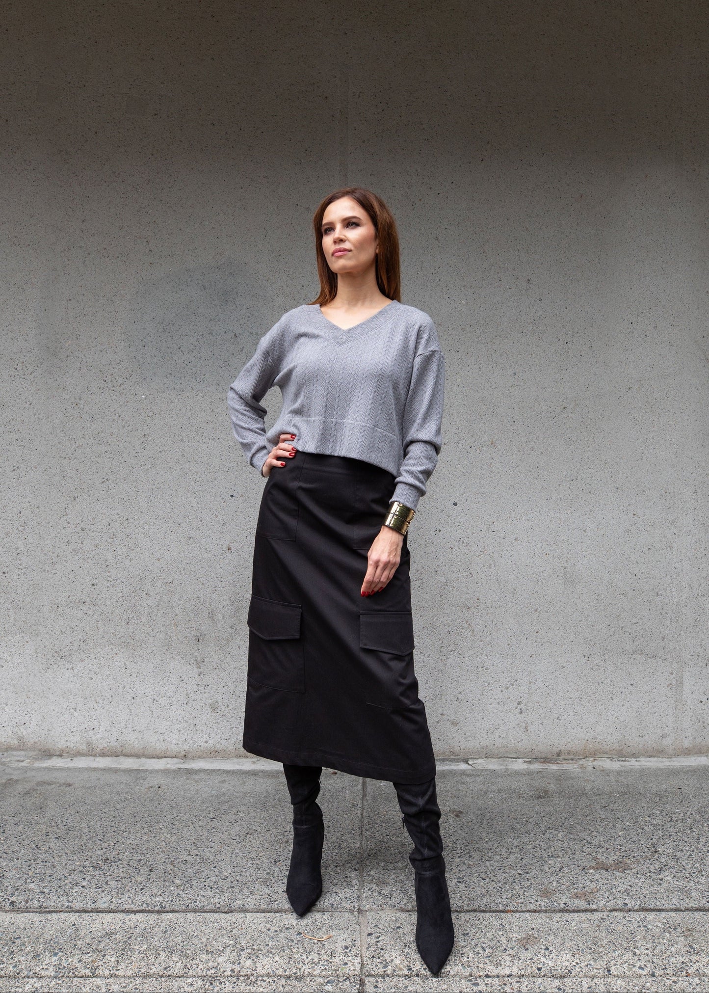 THE ANDRA SKIRT IN BLACK