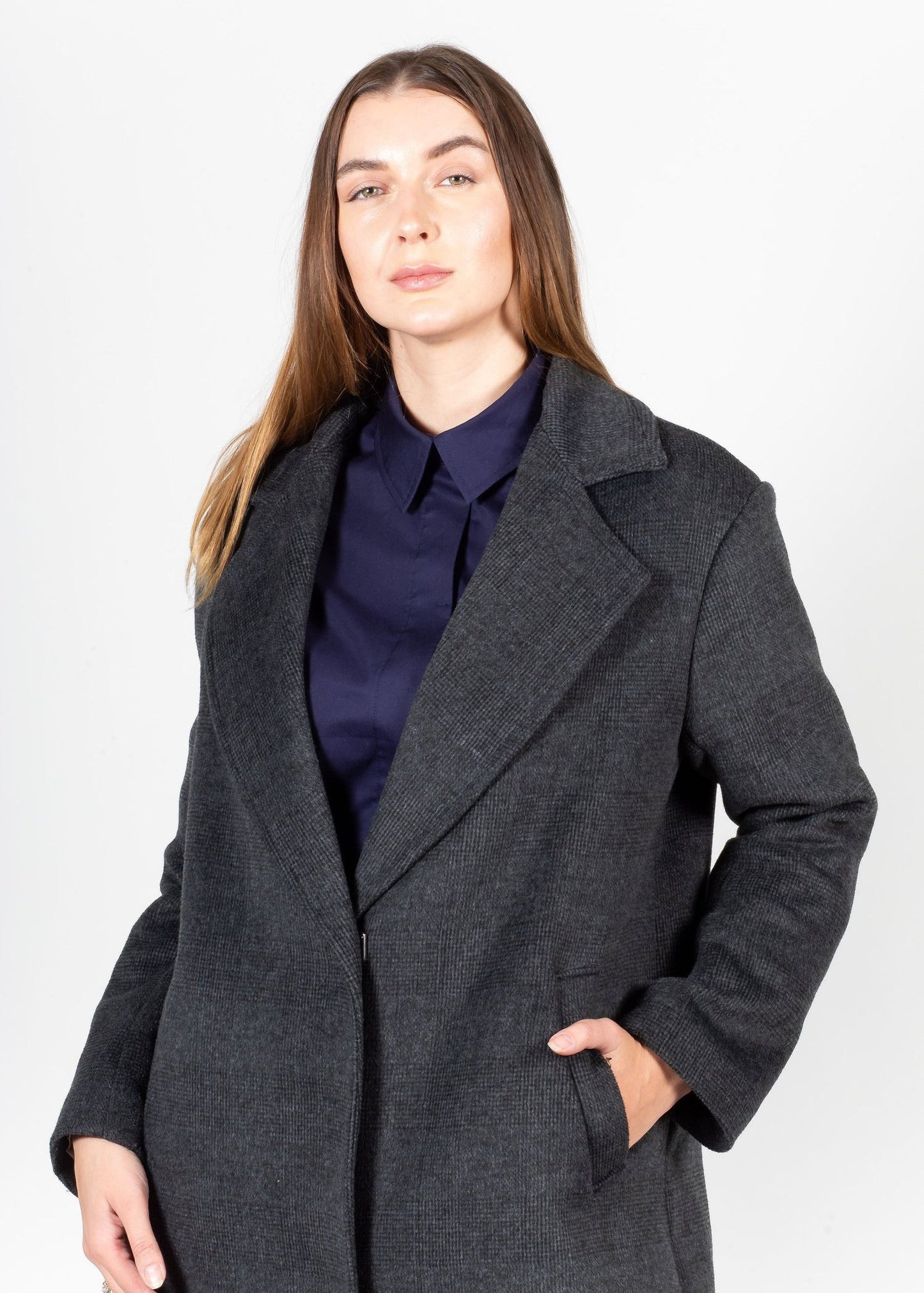 The Sleek Long Coat - Goreea Designs