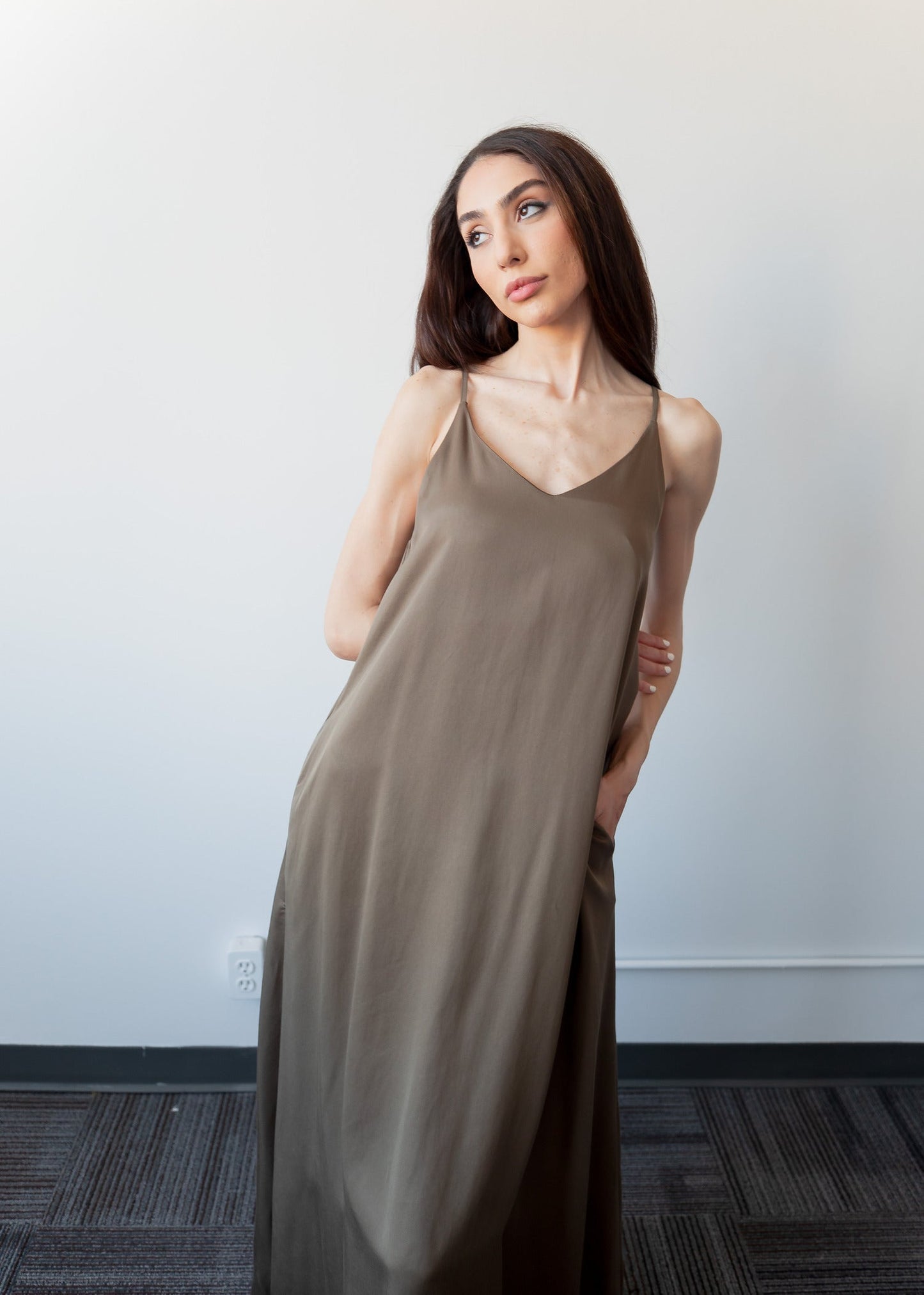 Lovebird Sage Dress ('Ayne by Goreea) - Goreea Designs