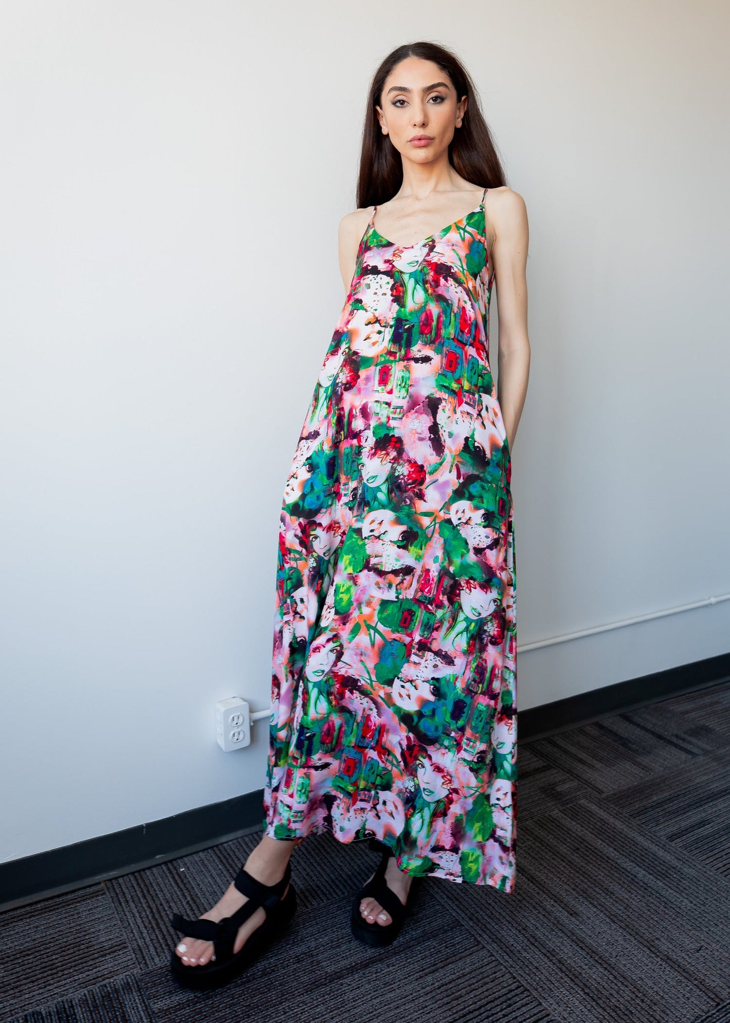 Lovebird Faces Dress ('Ayne by Goreea) - Goreea Designs