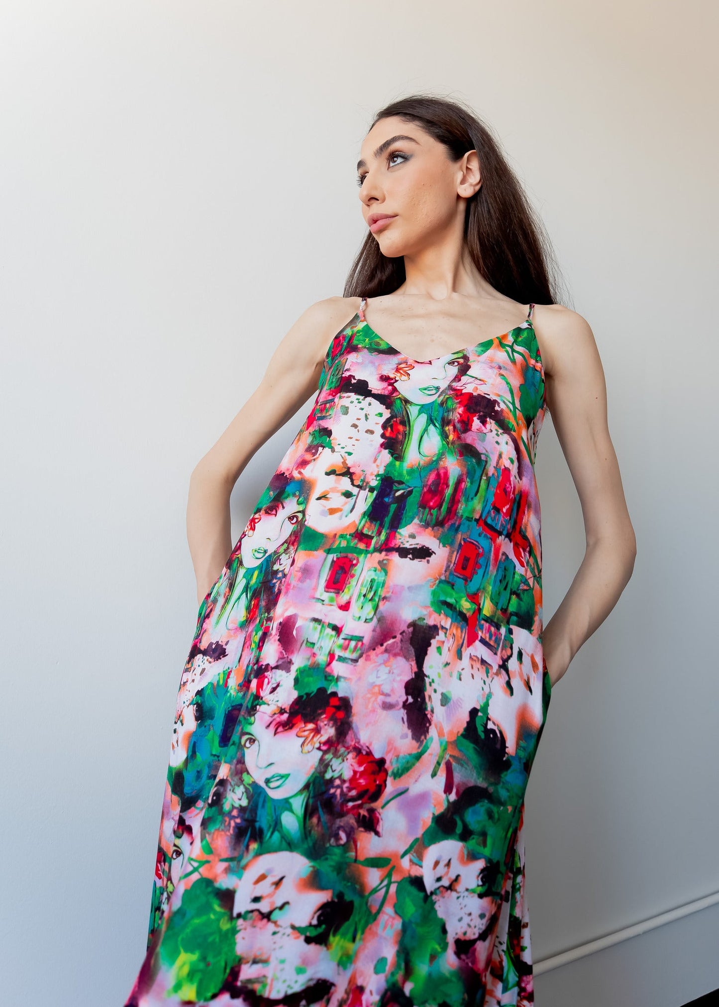 Lovebird Faces Dress ('Ayne by Goreea) - Goreea Designs