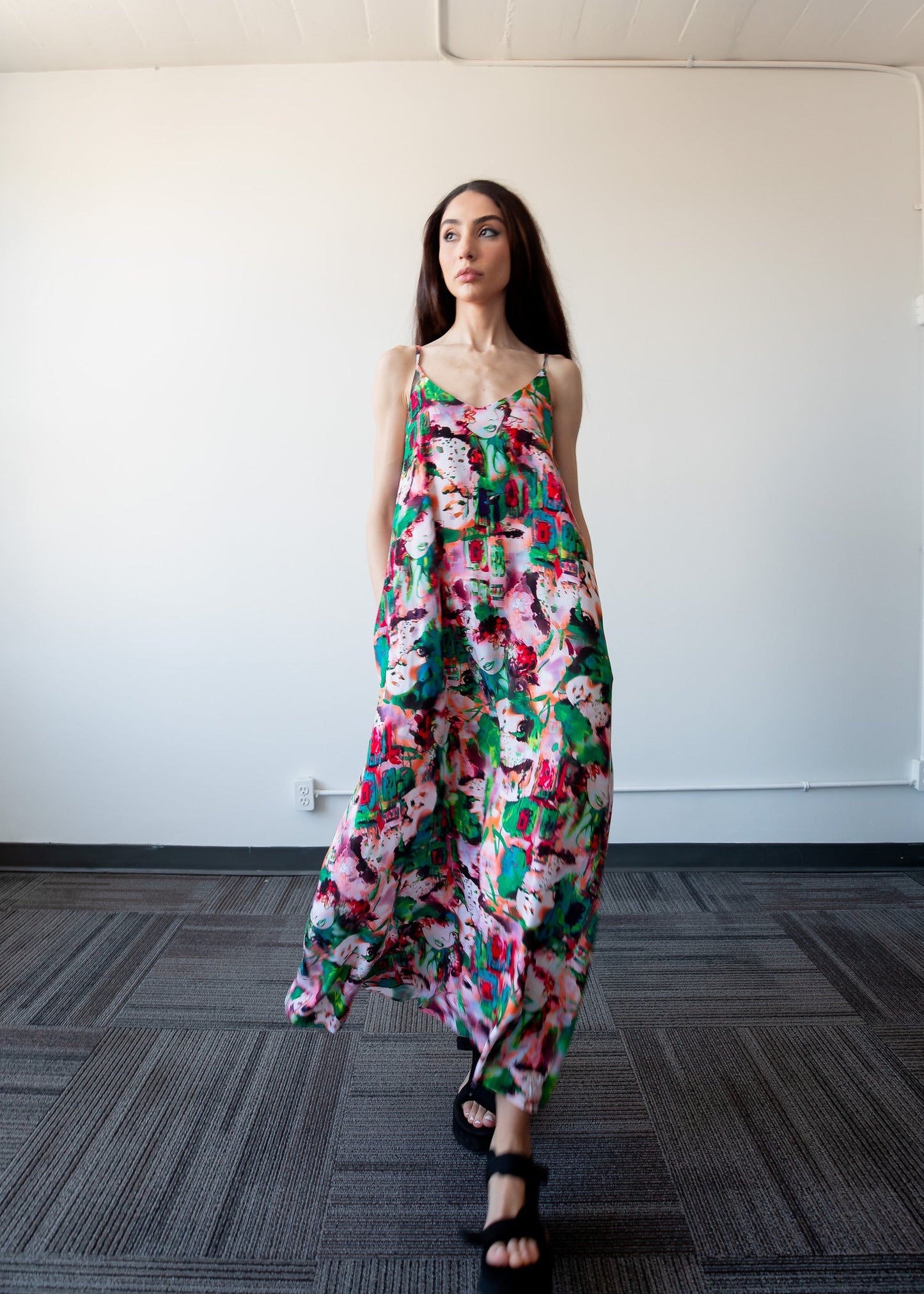 Lovebird Faces Dress ('Ayne by Goreea) - Goreea Designs