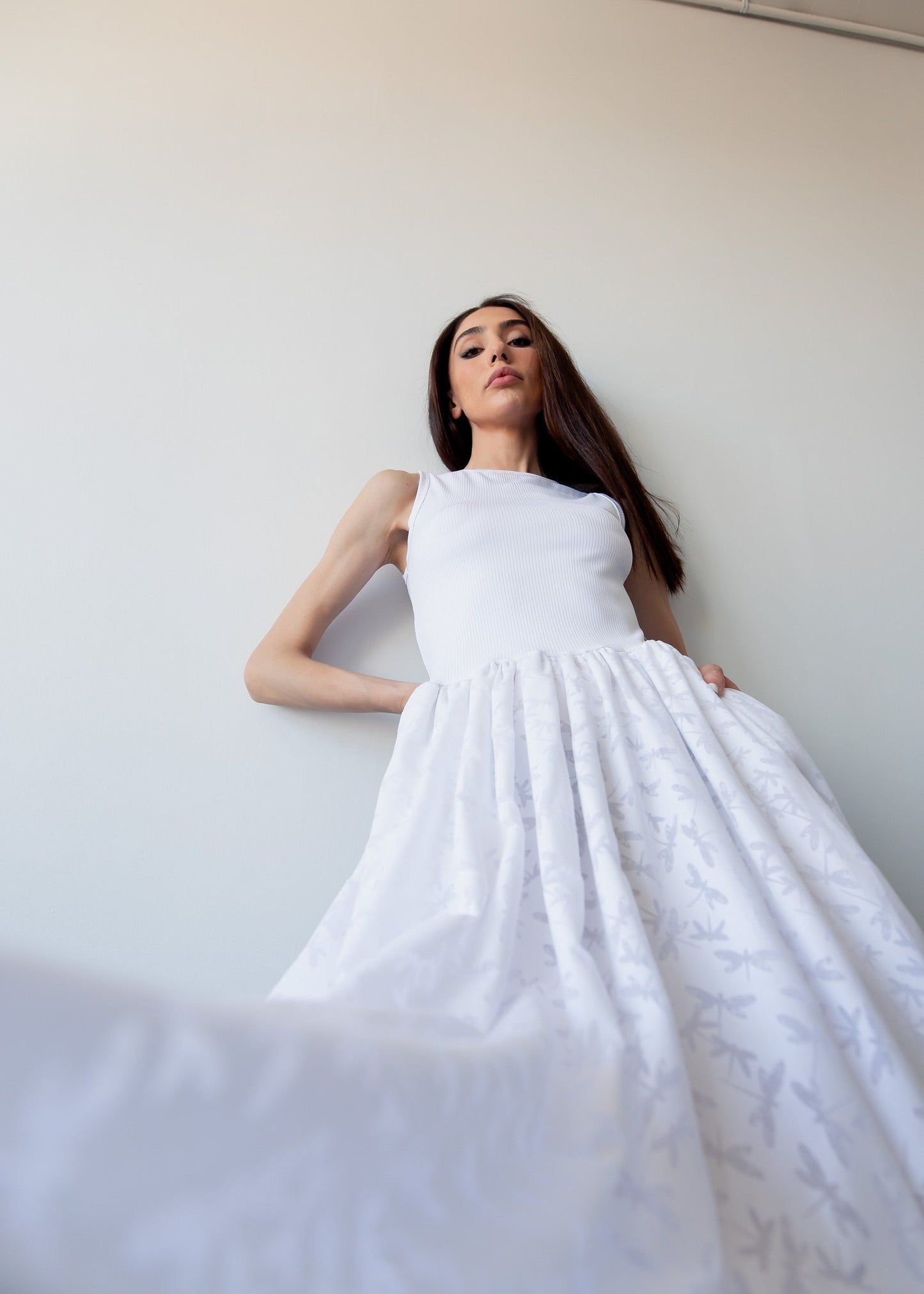 Dragonfly White Dress ('Ayne by Goreea) - Goreea Designs