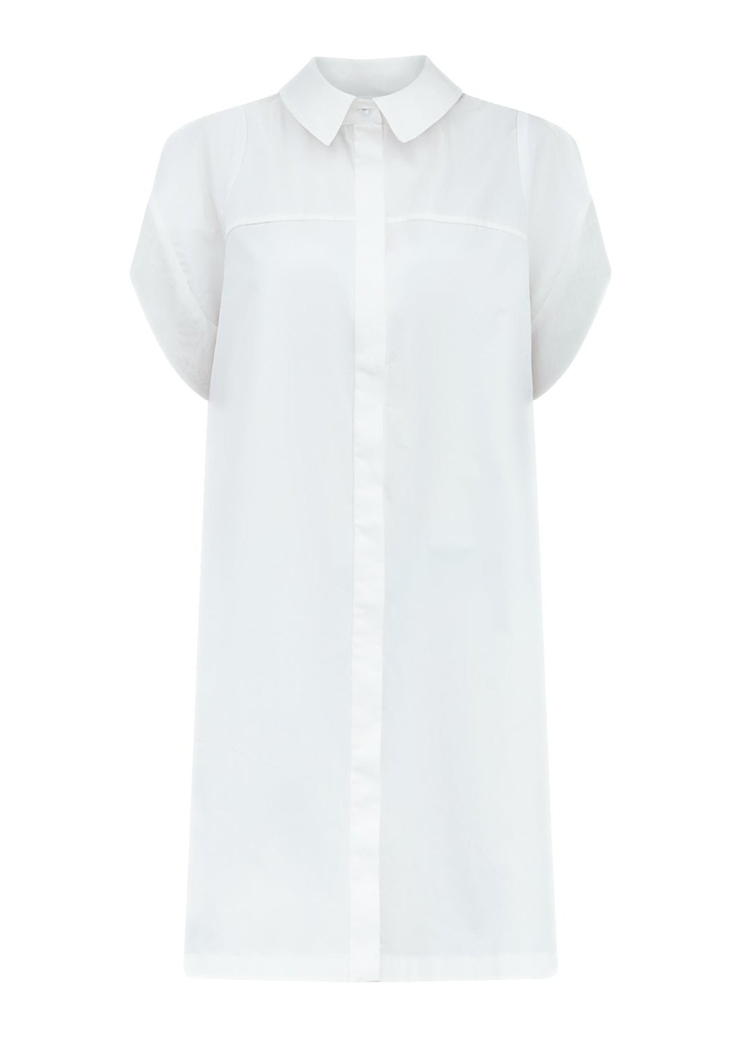 MONIQUE SHIRT DRESS (White)