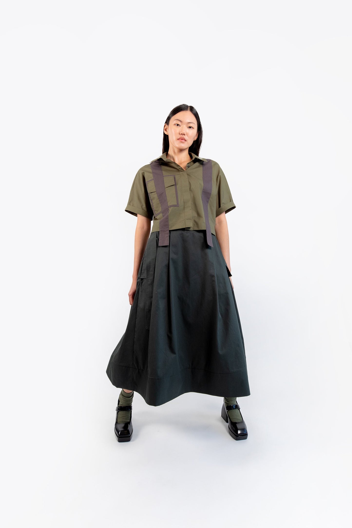 PLEATED SKIRT - Goreea Designs