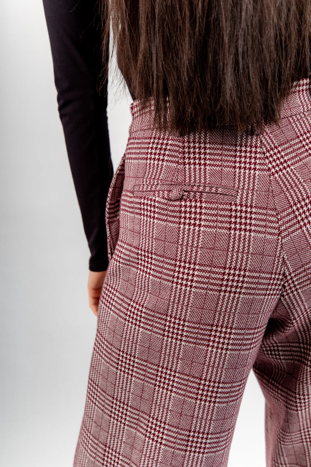 THE SOHO PANTS (Burgundy) - Goreea Designs