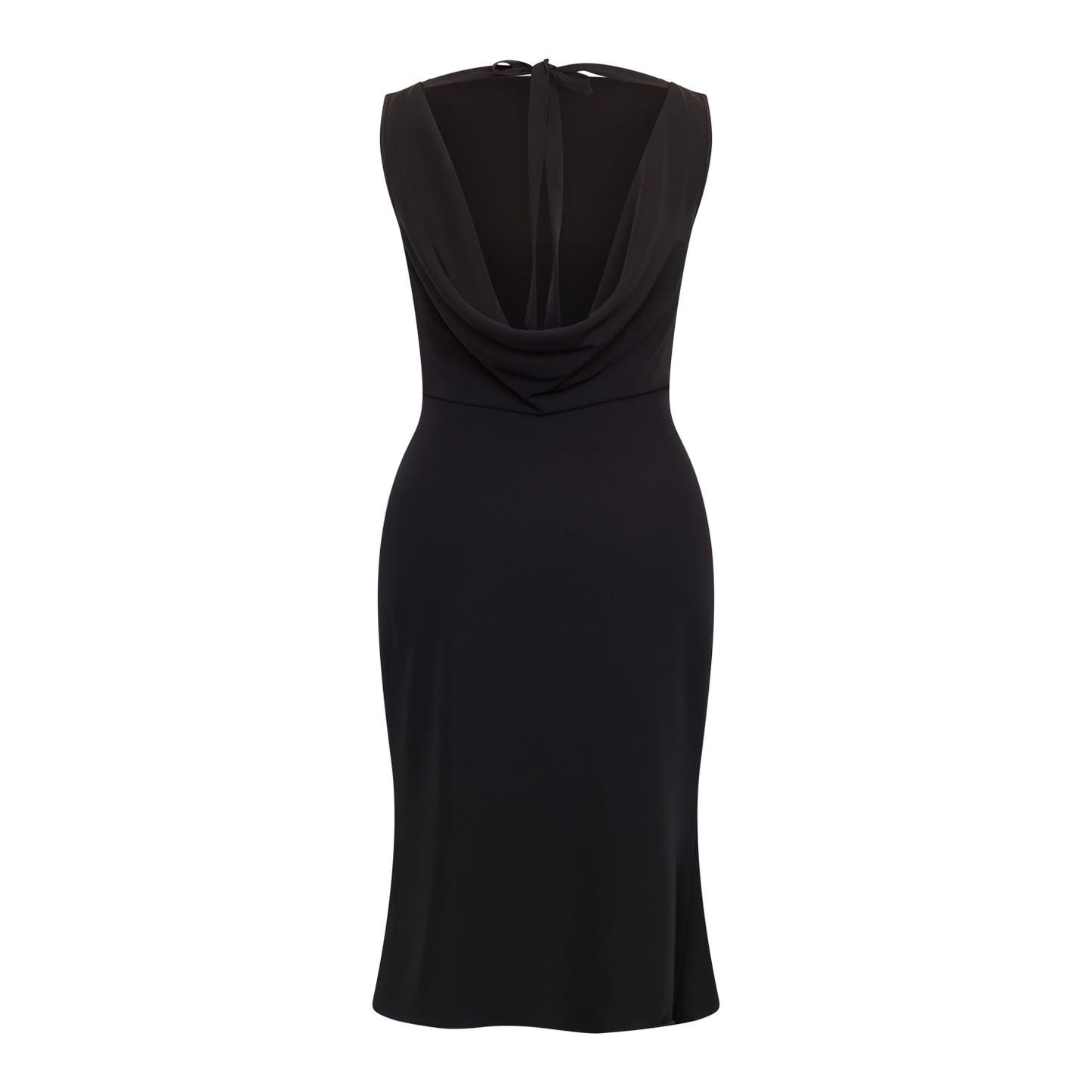 The Midi Hourglass Dress With Deep Back Cowl ('Ayne by Goreea) - Goreea Designs