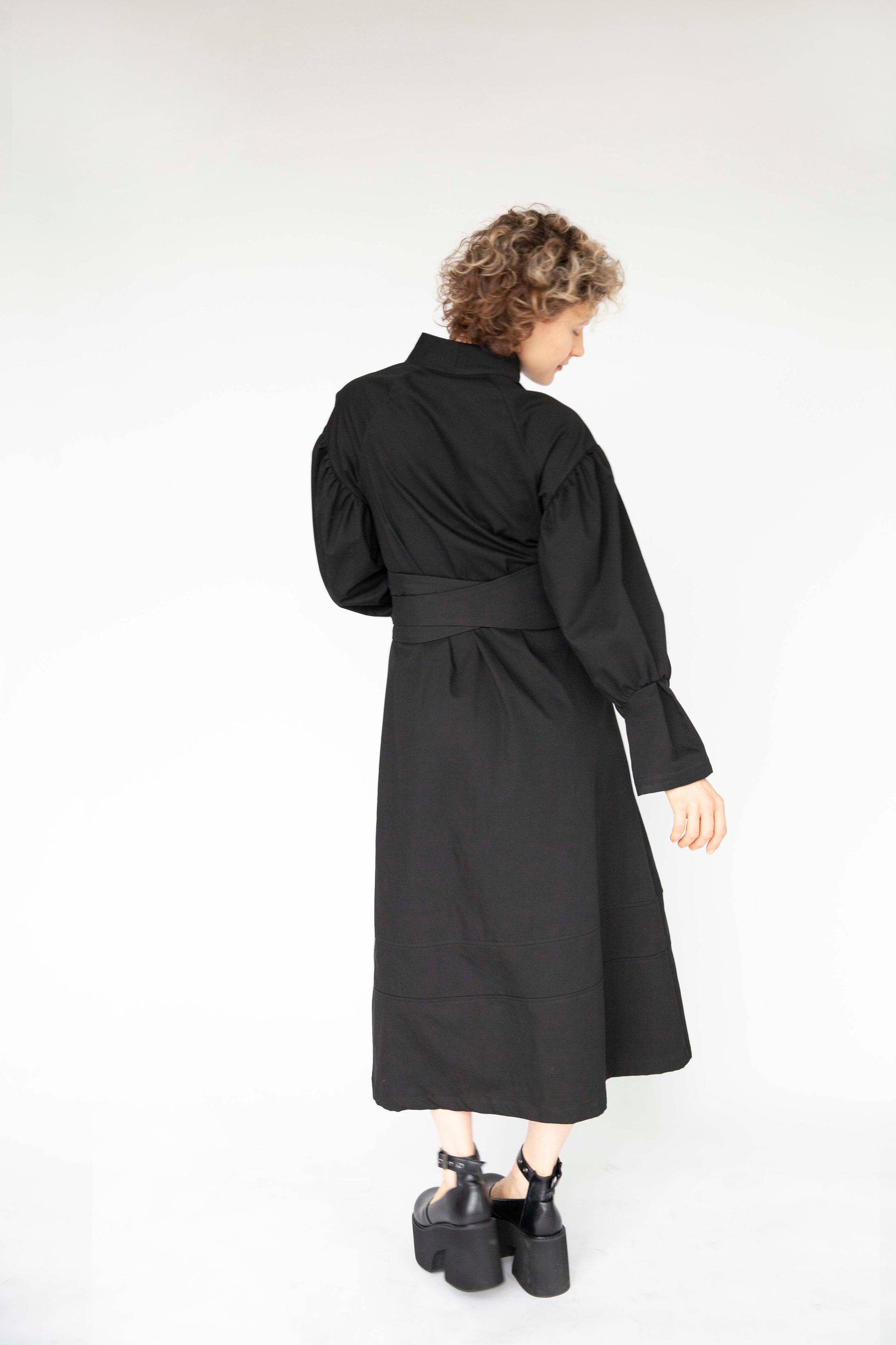 JULIA DRESS (Black) - Goreea Designs