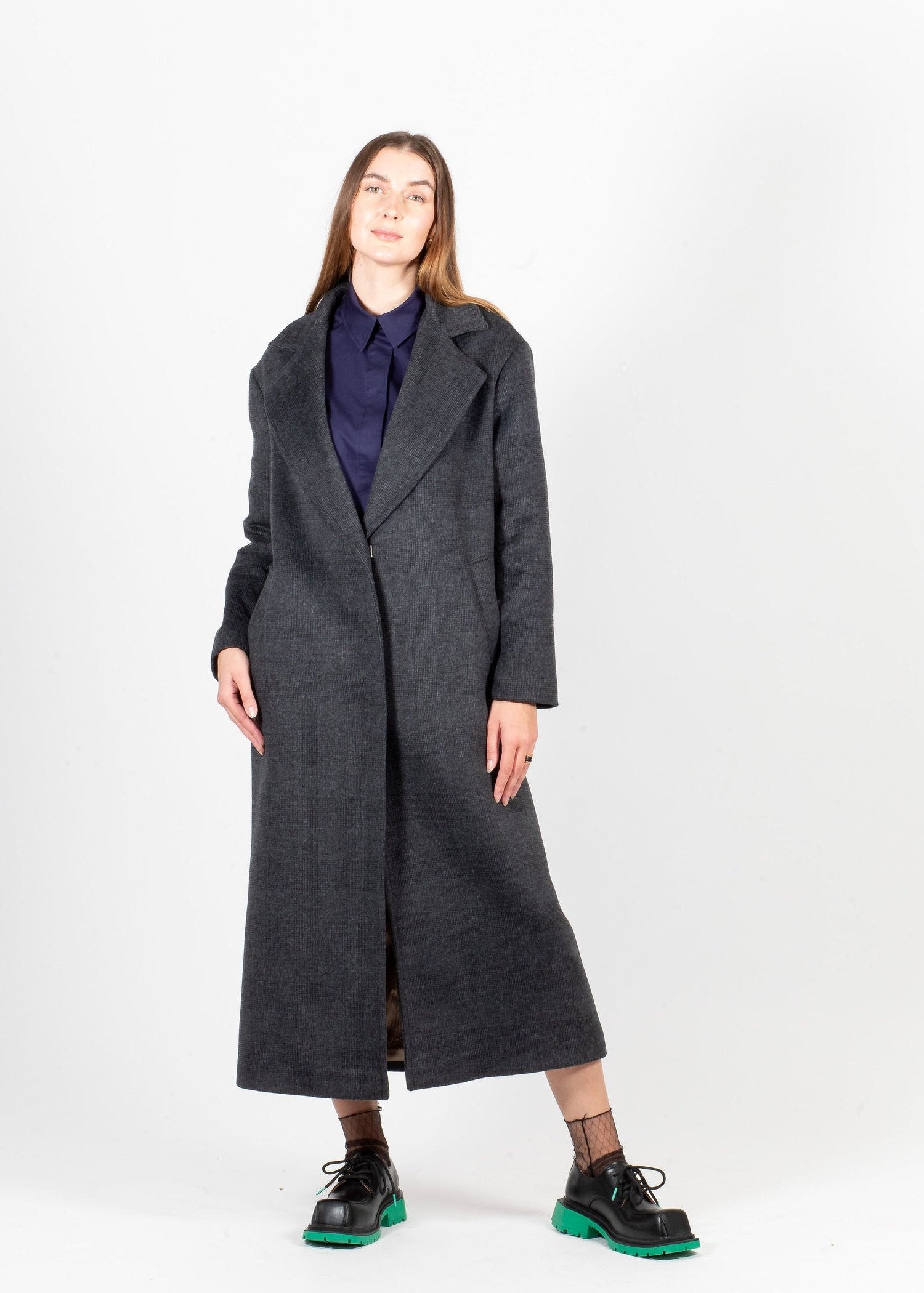 The Sleek Long Coat - Goreea Designs