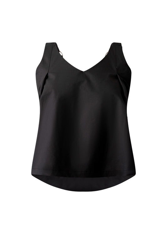 THE MELIKA TOP IN BLACK