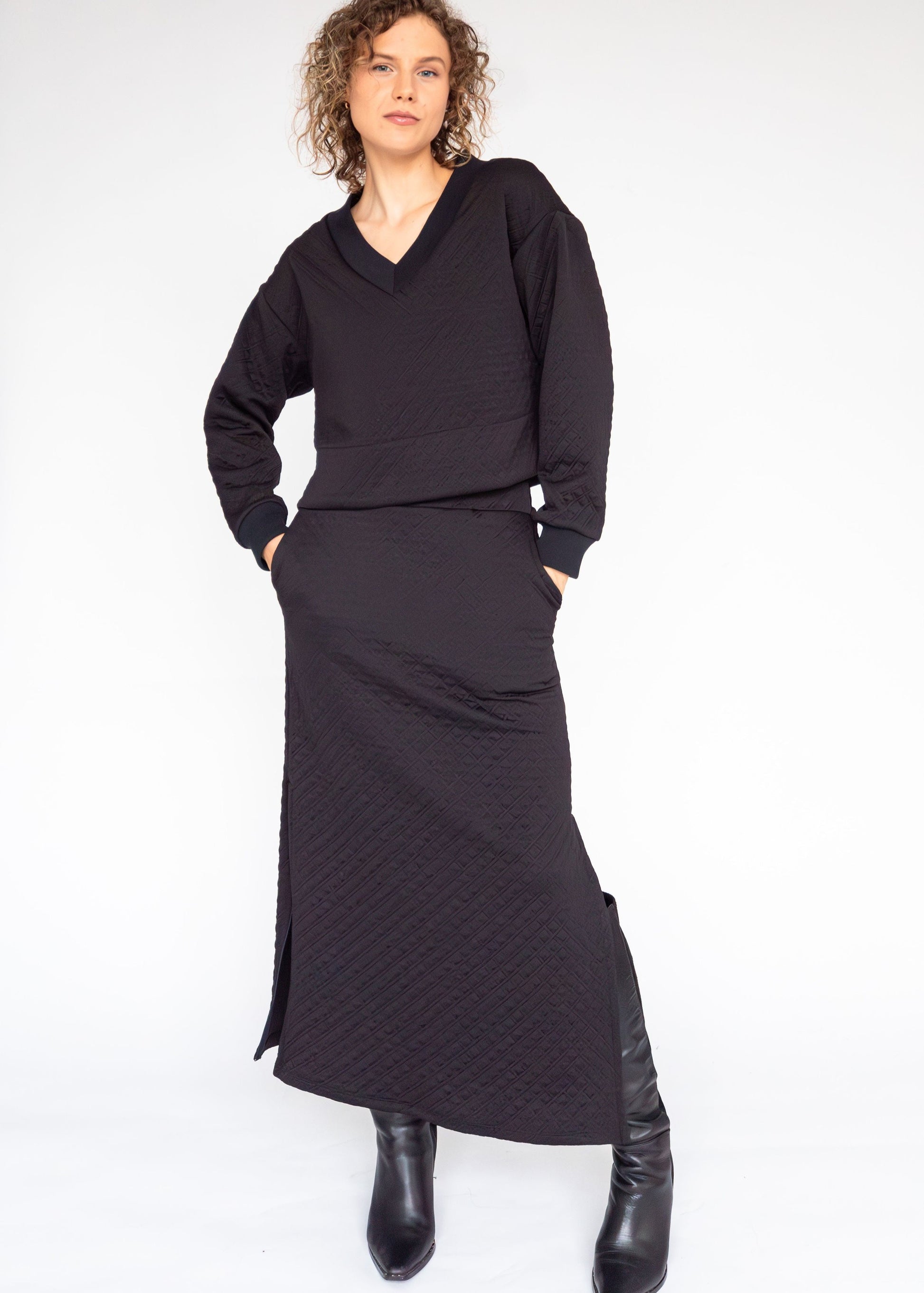 Serenity Black Top ('Ayne by Goreea) - Goreea Designs