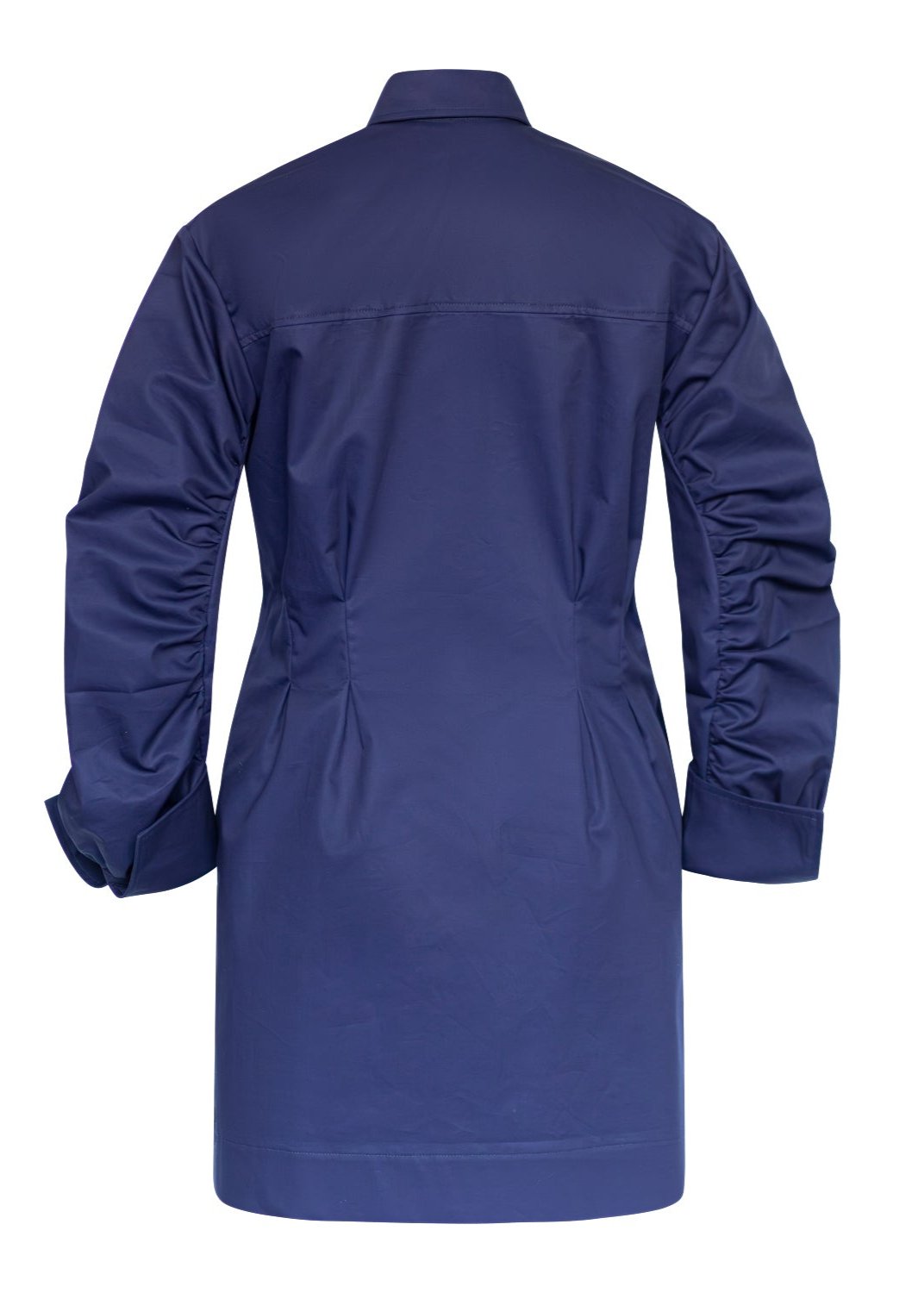 The Capri Mini Shirt Dress (Navy) - Goreea Designs