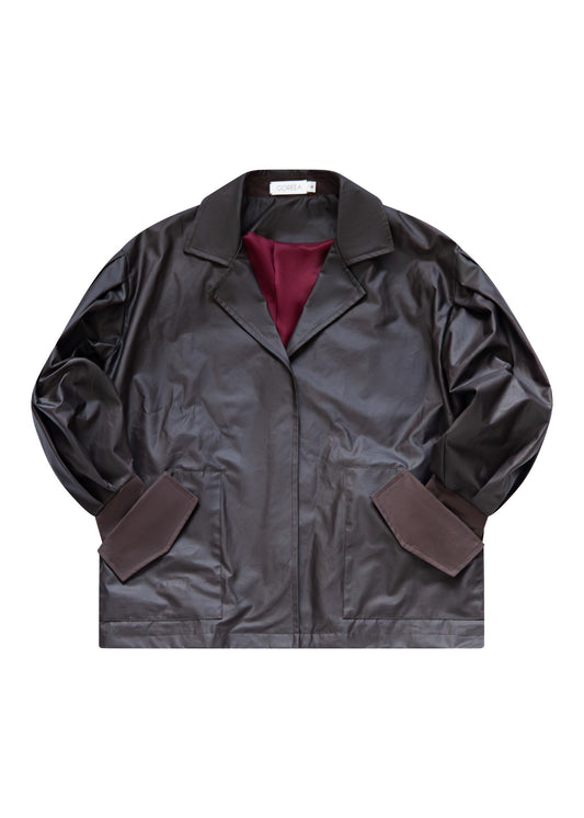 THE BROOKLYN JACKET (Brown) - Goreea Designs