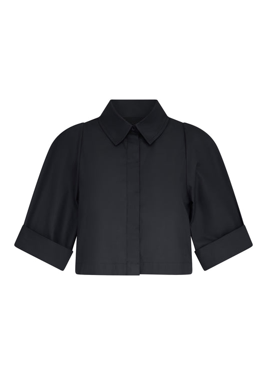 CJ CROPPED SHIRT (Black)