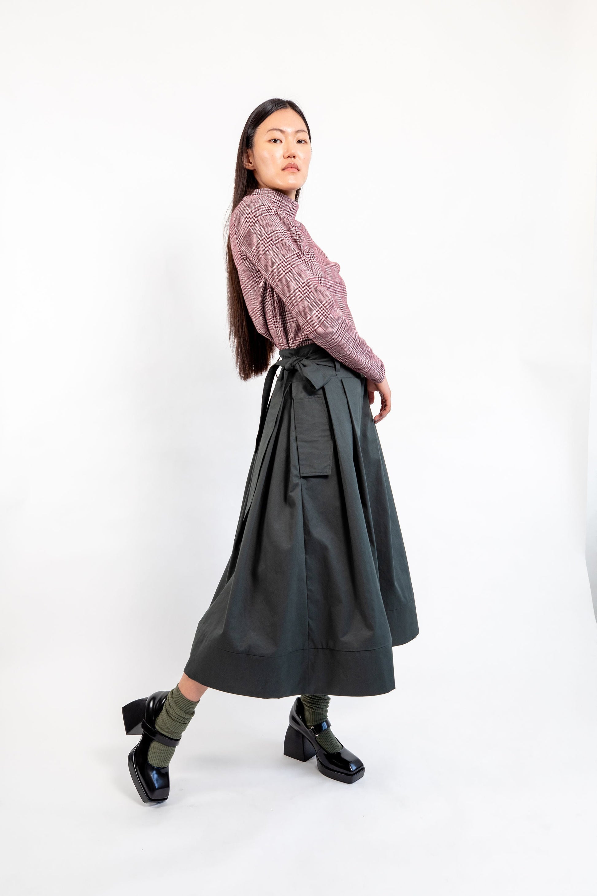 PLEATED SKIRT - Goreea Designs