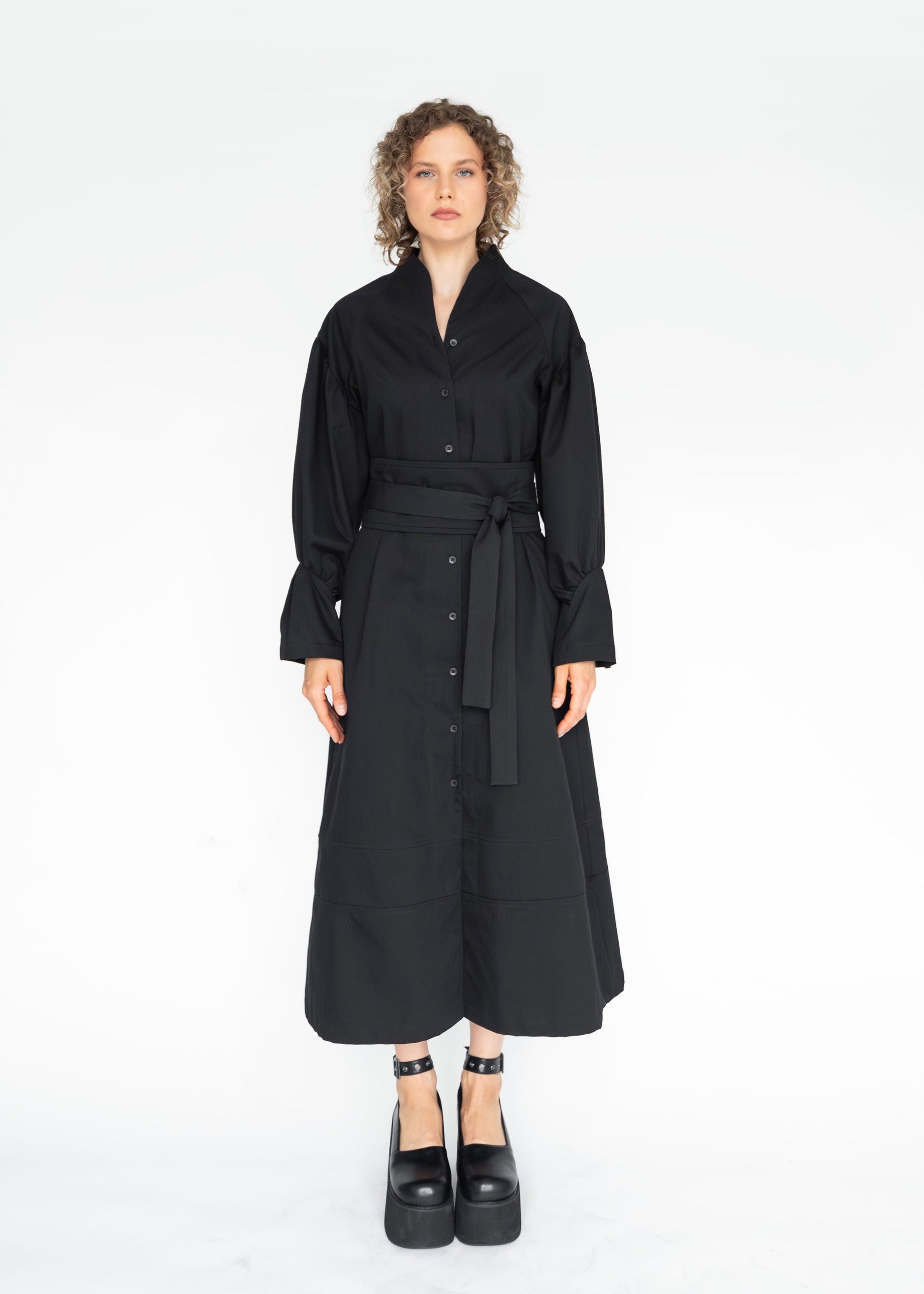 JULIA DRESS (Black) - Goreea Designs