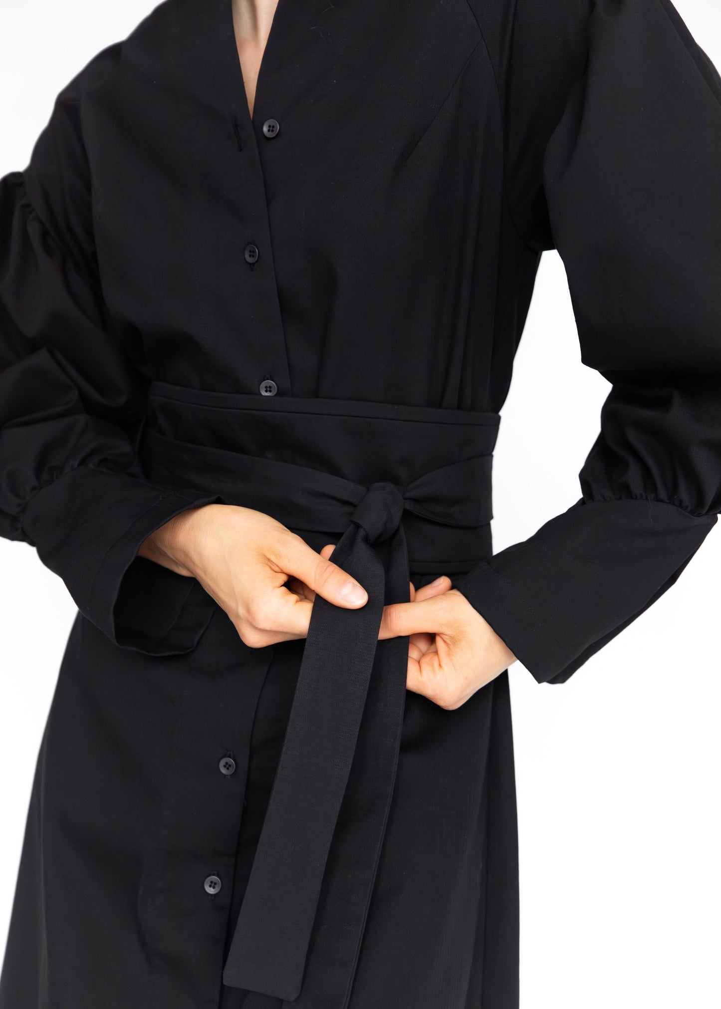 JULIA DRESS (Black) - Goreea Designs
