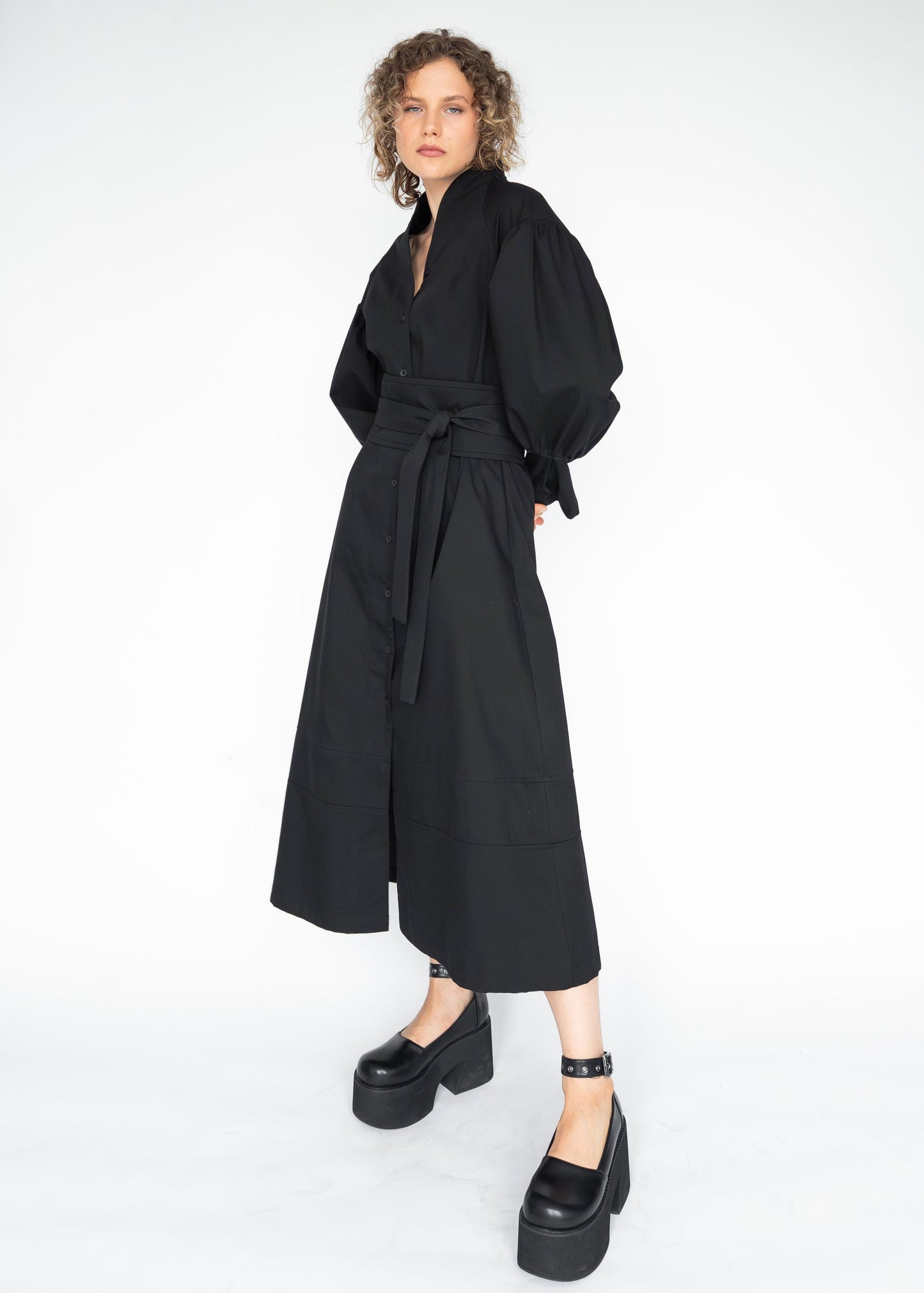 JULIA DRESS (Black) - Goreea Designs