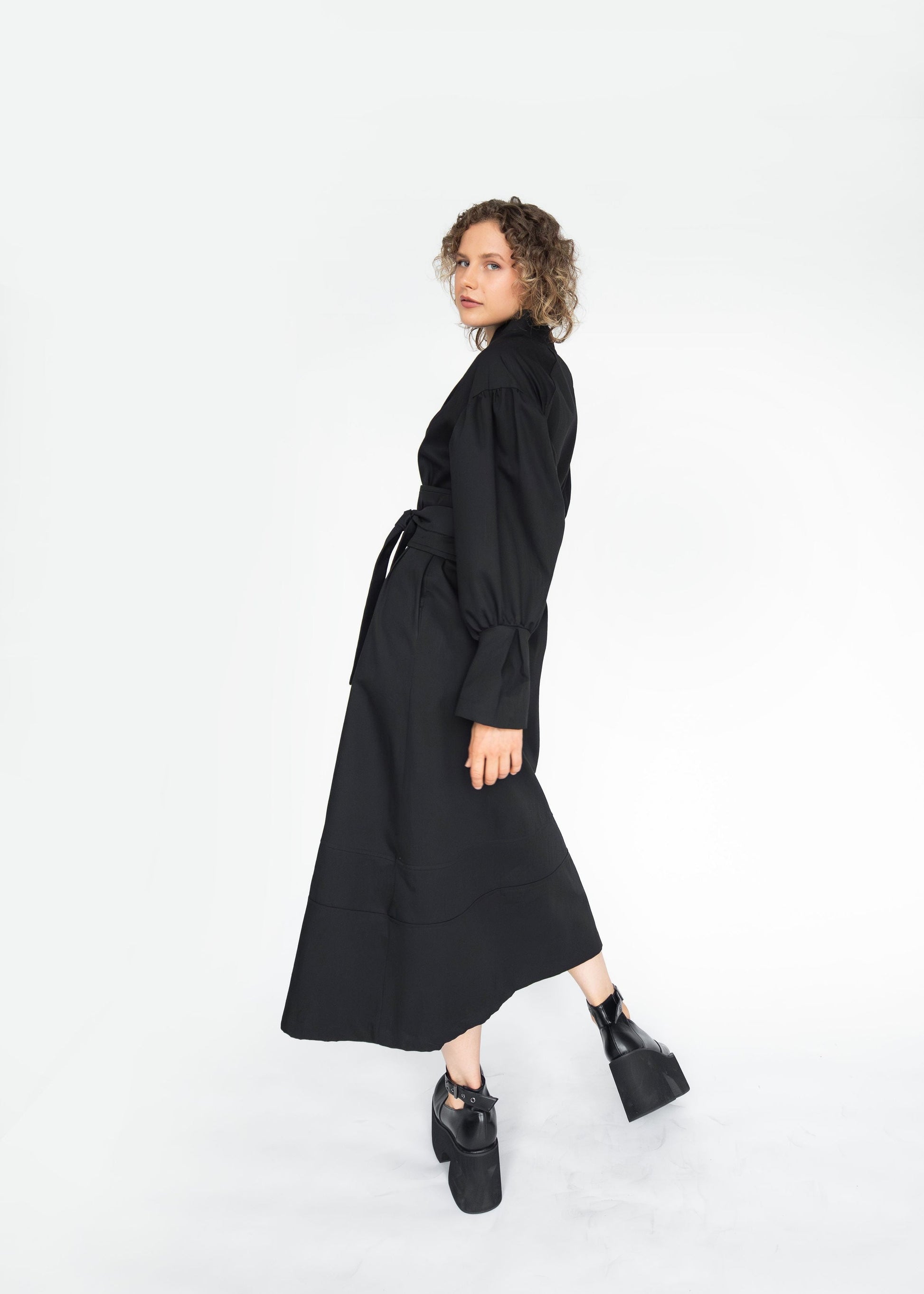 JULIA DRESS (Black) - Goreea Designs