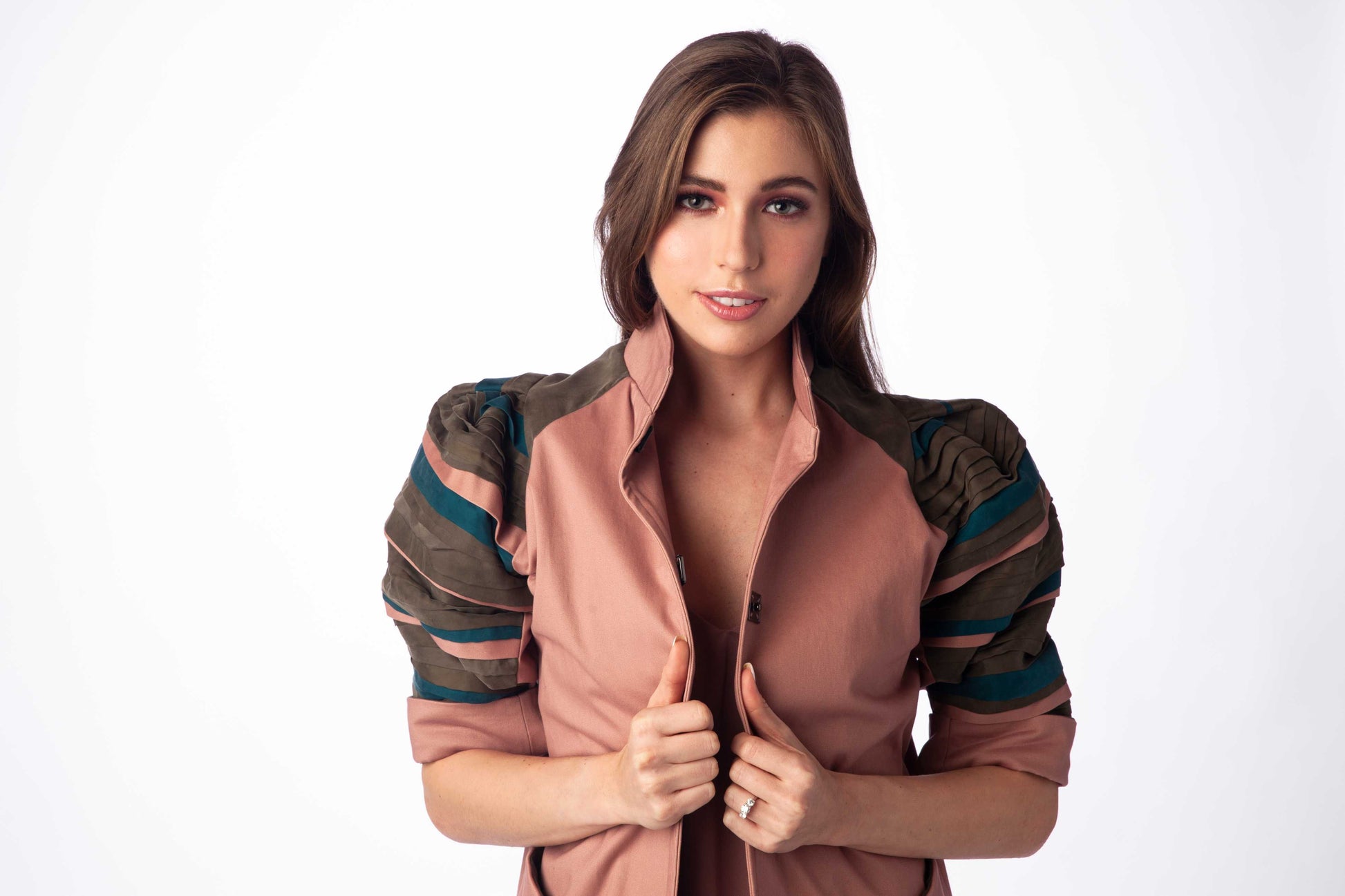 Three Quarter Sleeve Jacket - Goreea Designs